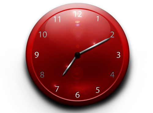 red_clock